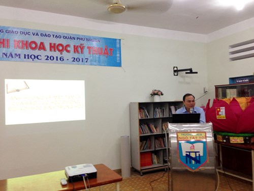 Hội thi “khoa học kỹ thuật” cấp quận năm học 2016 - 2017